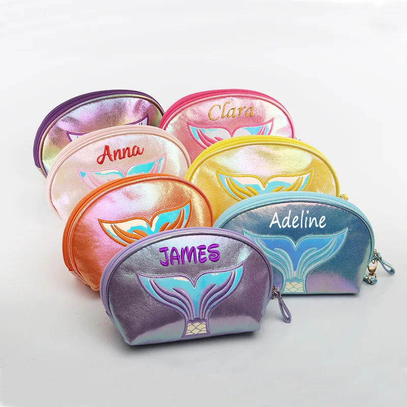 

Laser Makeup Bag Customized Mermaid Makeup Bag Phantom Storage Bag Handheld Bag Bridesmaid Gift Girlfriend Birthday Gift