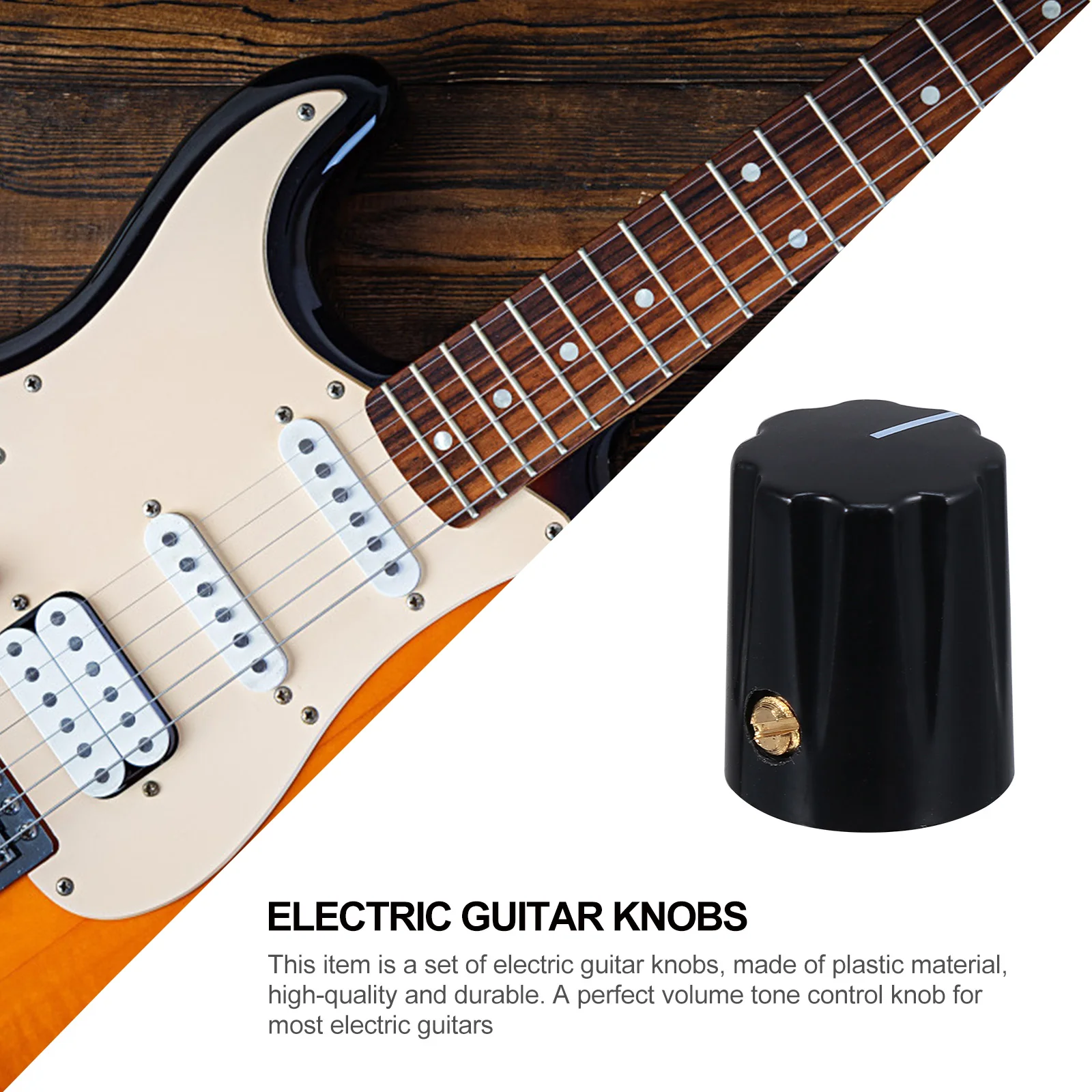 

Electric Guitar Effect Knob Switch for Control Knobs Accessories Plastic Tone Volume