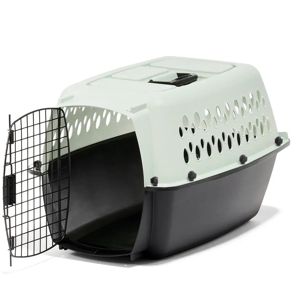 

Pet Porter Fashion Dog Kennel Plastic Crate for Pets 1520 lbs, Pet Carrier For Home and Travel, Made in USA, 24 L x 14.5 H, Pal