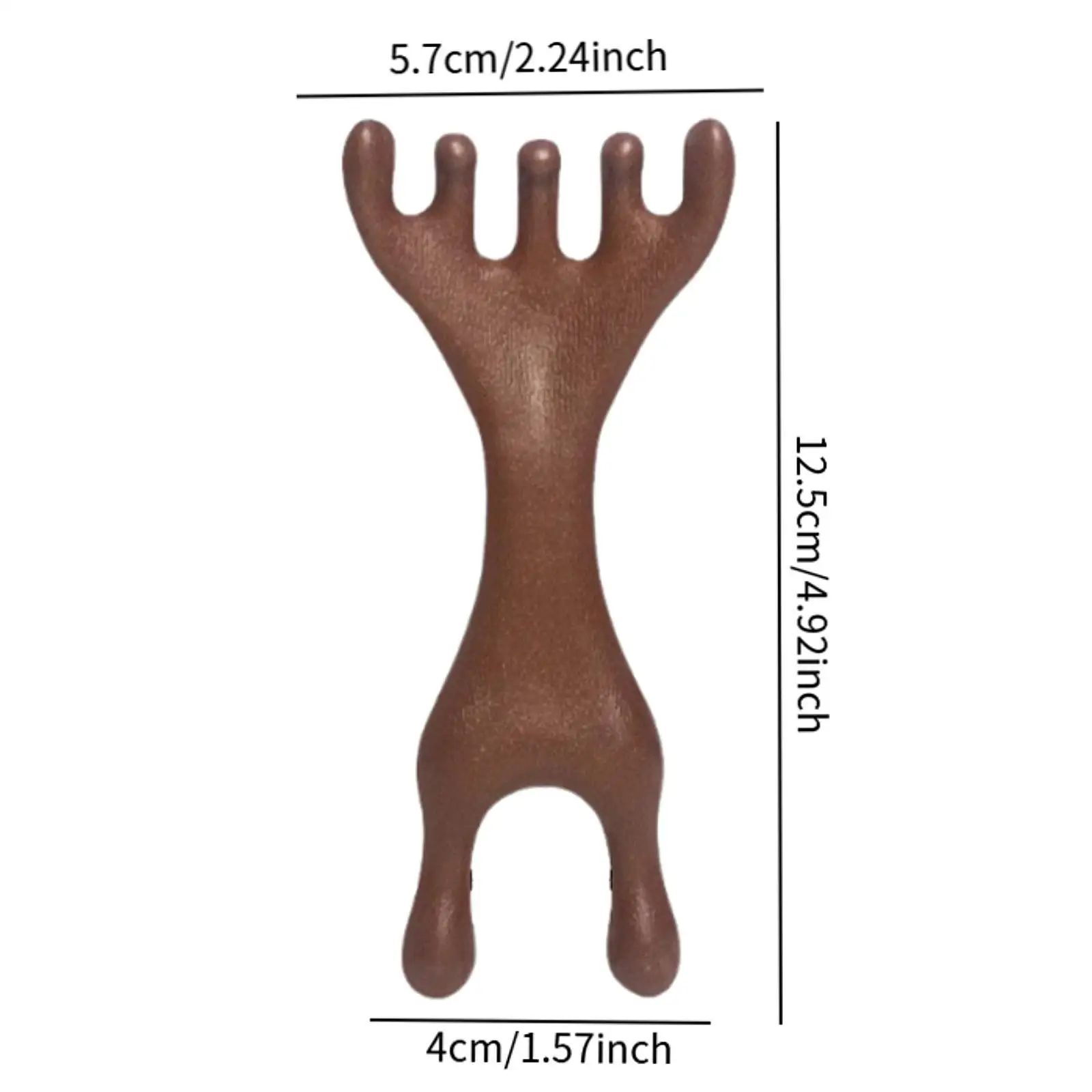 Kopfhaut-Massagegerät, Kamm, leichtes Hand-Kopfmassagegerät für die Kopfhaut im Rückenarm