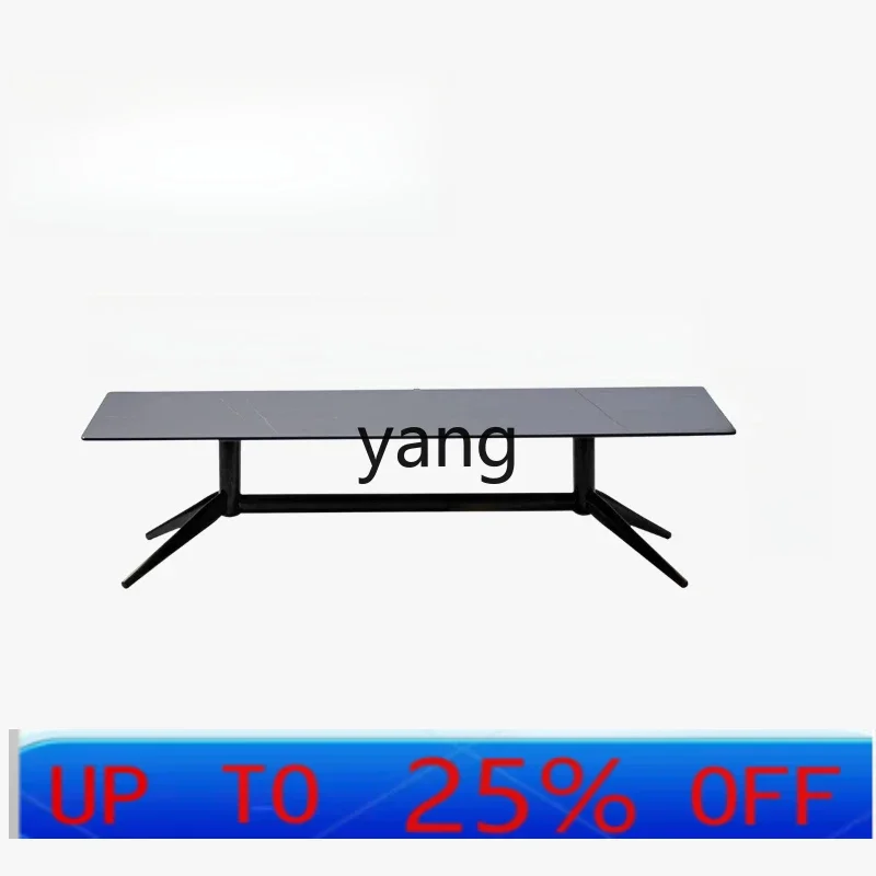 

LMMNordic marble slate coffee table small apartment combination creative small coffee table living room home