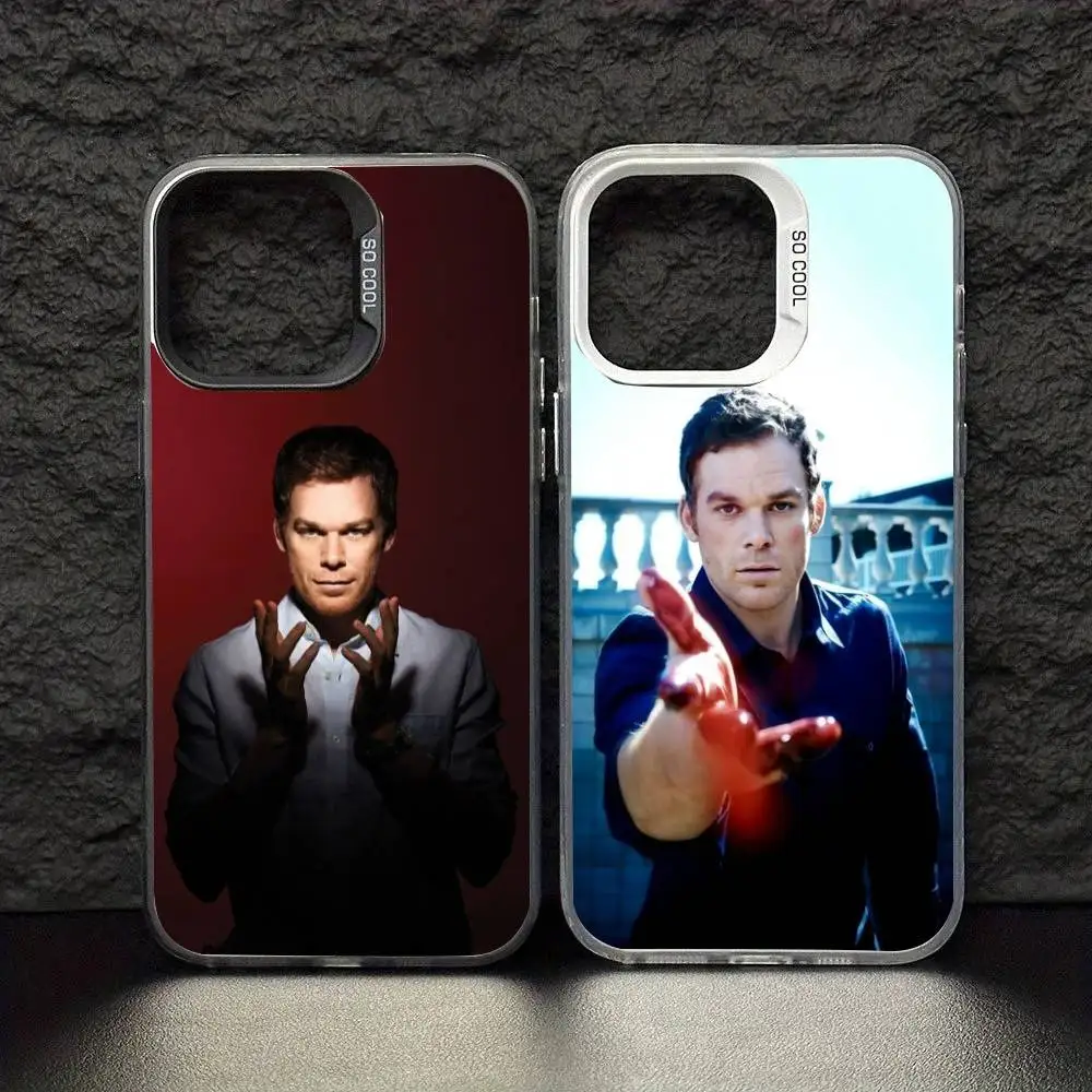 

Dexter New Blood M-Morgan Phone Case For iPhone 17 16 15 14 13 12 11 Pro Max Plus Silver Matte Black Cover