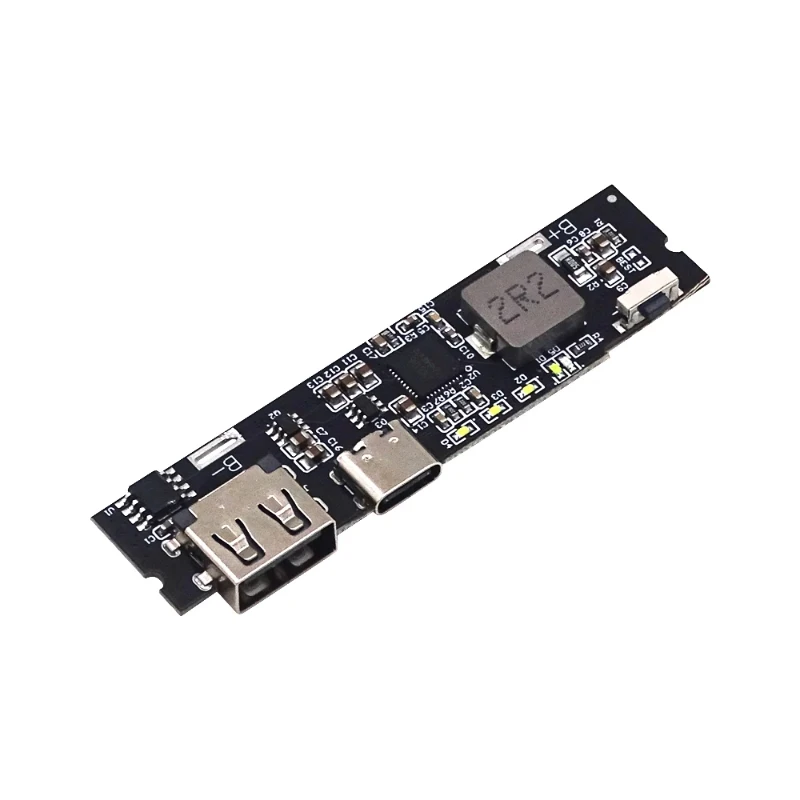 QC3.0 QC2.0 Dual USB 18W Type-C USB SW6106PD Fast Charge Mobile Power Bank 18650 Charging Module With Indicator