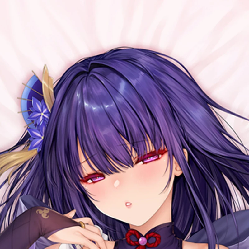 

Dakimakura Anime Pillow Case Raiden Ei Double-sided Print Of Life-size Body Pillowcase Gifts