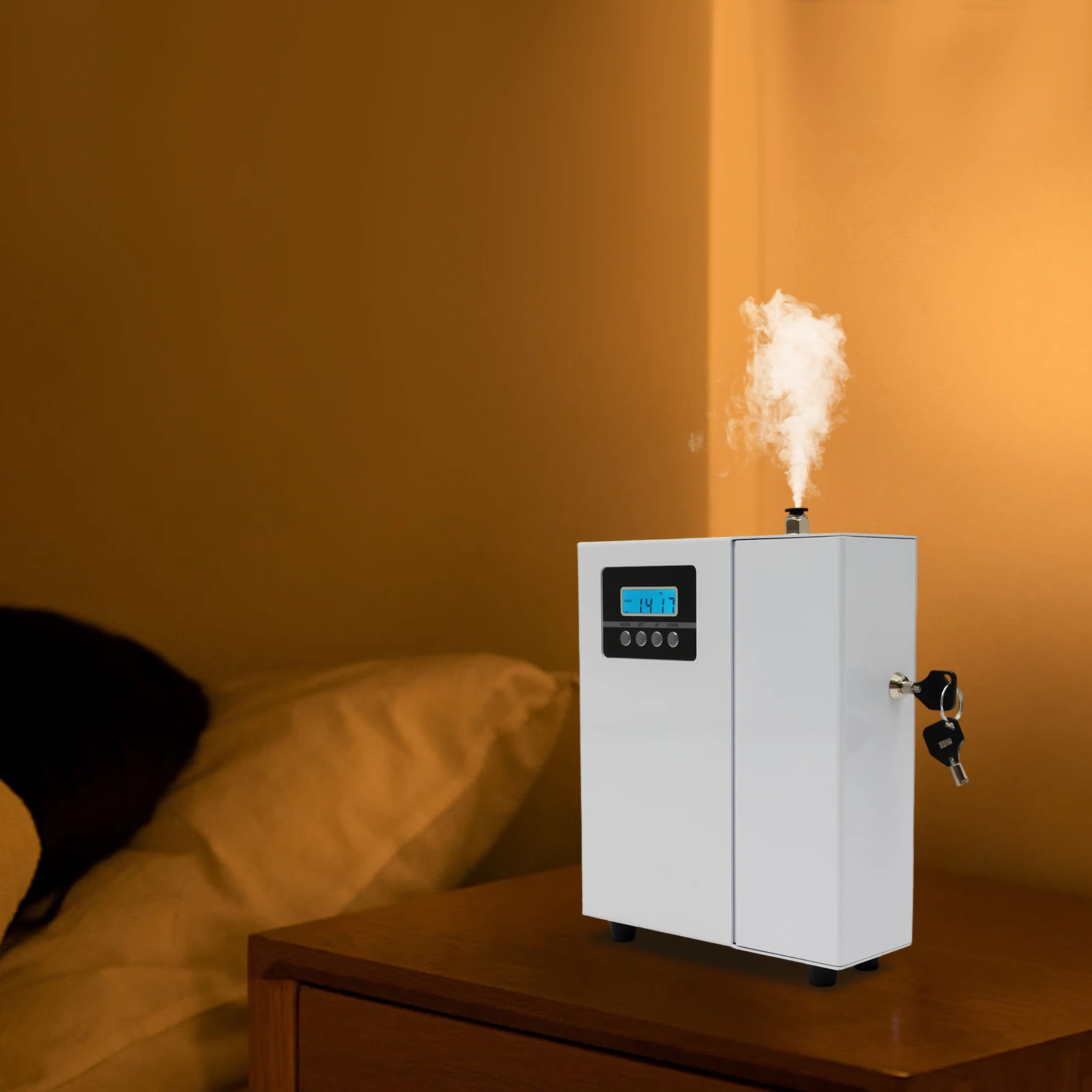 Macchina profumata da 150 ml, diffusore di aromi ad ultrasuoni, diffusore montabile a parete, diffusore di profumo domestico, copertura da 100 m2