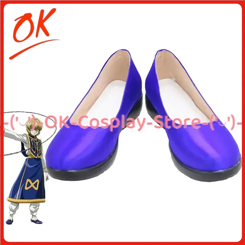 [Customized] Kurapika Cosplay Shoes HUNTER×HUNTER Anime Roleplay Prop Halloween Carnival Party PU Leather Boots