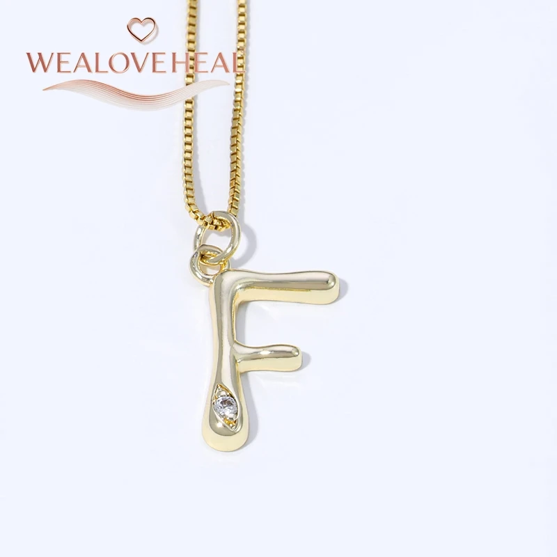 muttertagsgeschenk，Luxuriöse Halskette mit Initialen von A bis Z aus 18 Karat vergoldetem Messing, glänzender CZ-Buchstabenanhänger, minimalistischer Alphabet-Schmuck für Frauen, individuelles Namensgeschenk – Detail 24