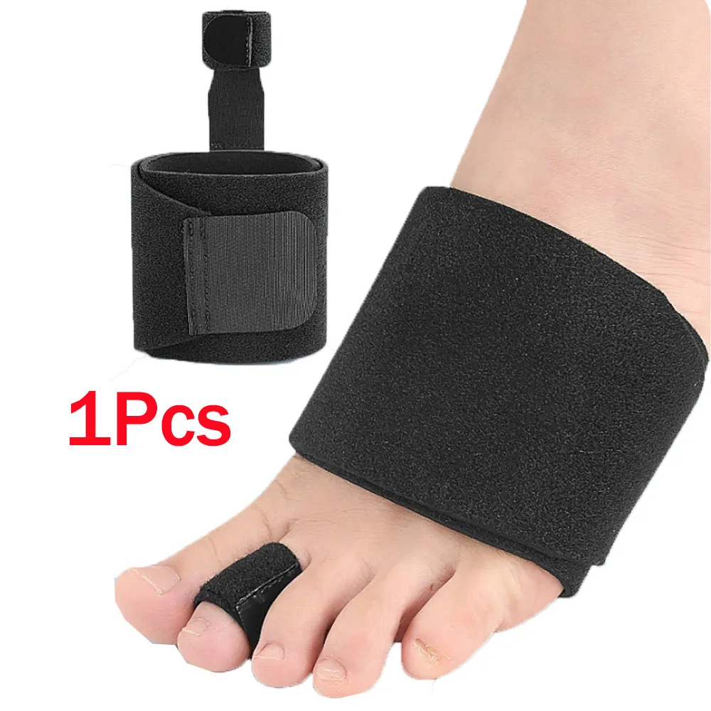 1pcs Adjustable Toe Support Strap with Arch and Heel Cushion - Breathable Mesh with Stabilizing Strap - Unisex, Day & Night Wear
