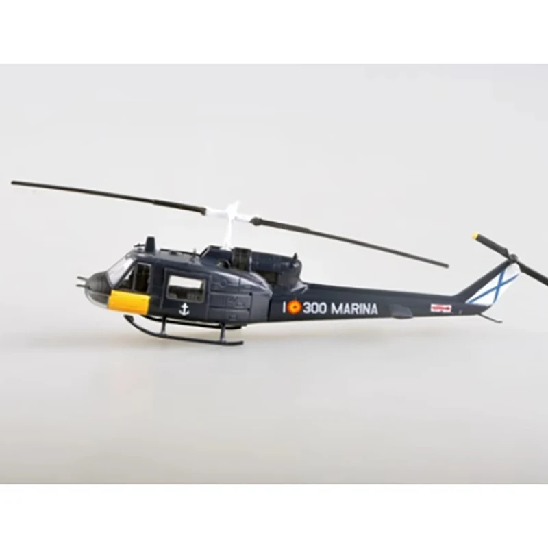 Diecast 1:72 Scale UH-1F Huey helicopter Spanish Navy finished plastic simulation model Static decoration Souvenir gifts for boy