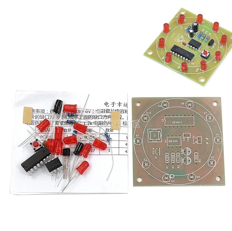 ne555-cd4017-led-kit-de-fabricacao-de-roda-da-sorte-3v-kit-eletronico-diy-braco-oscilante-simulado