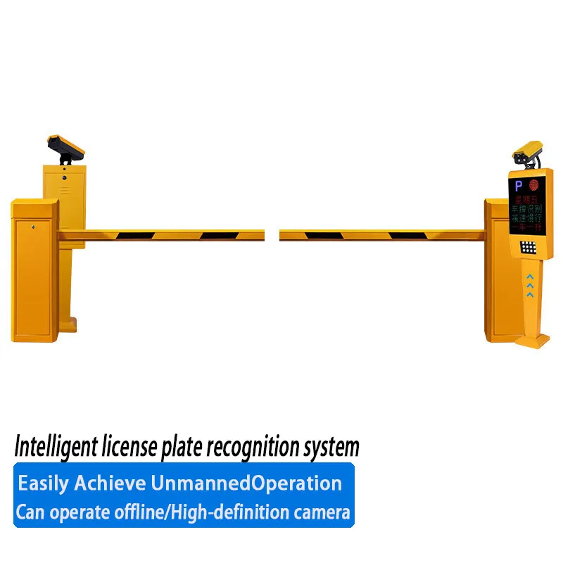 Qigong ذراع هيدروليكي نظام بوابة الحاجز التلقائي RFID التحكم في الوصول حديقة السيارات للاستخدام الخارجي لوقوف السيارات