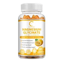 Magnesium Glycinate and Vitamin (D B6 Coenzyme 10 C) Gummies Improve Cardiovascular Health, Reduce Stress,Promote Healthy Sleep