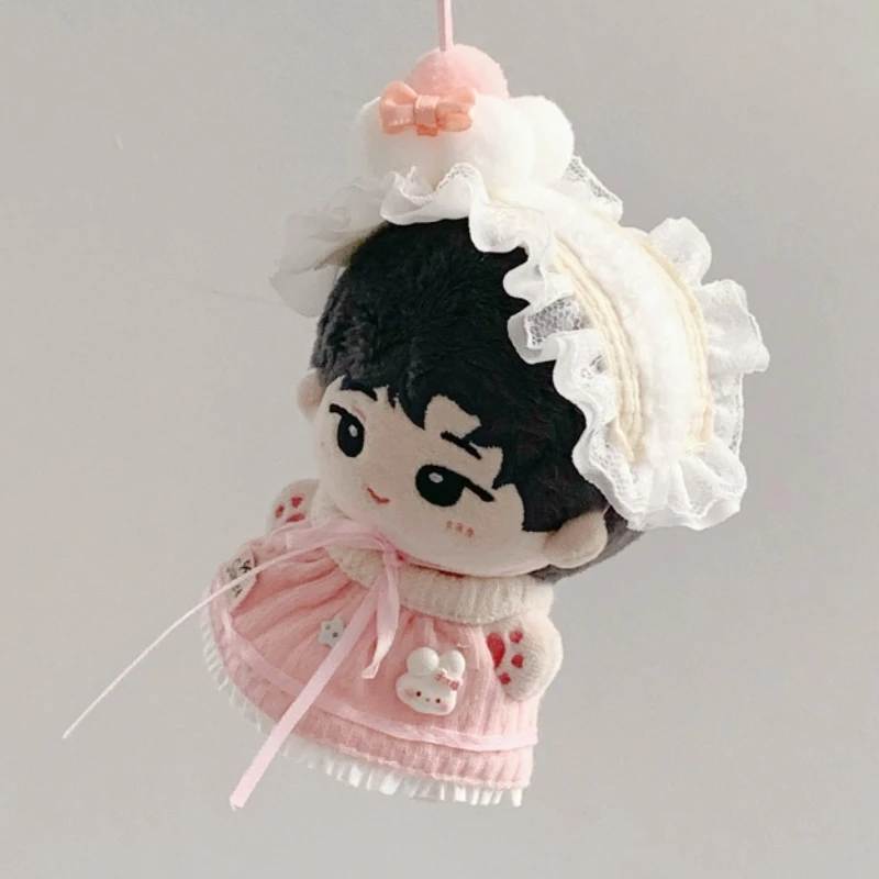 10-12cmのジョーカーベアドレスセットに適しており、属性なしの綿人形の着せ替え服、小さな新鮮な着せ替え人形の装飾です。