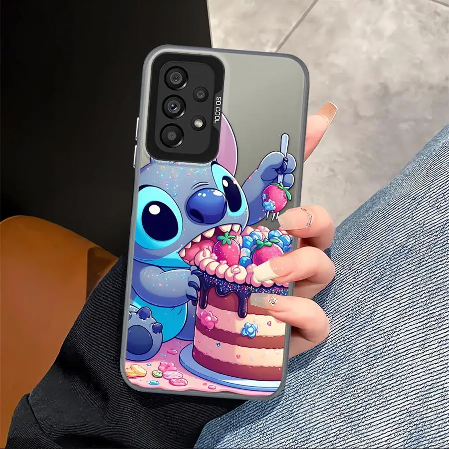 عودة غطاء الهاتف حقيبة لهاتف سامسونج غالاكسي A56 A04 A05 A51 A52 A06 A07 A71 A10 A20 A54 A55 A72 A02 A03 A30 A50 ديزني لطيف غرزة #2