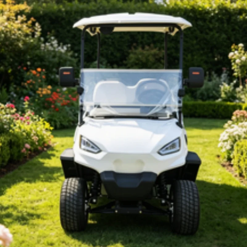 Legal Advanced Complete Functions Cheap Wholesale Price Electric Golf Cart Achieve A Smooth Ride With Folding Windshield
