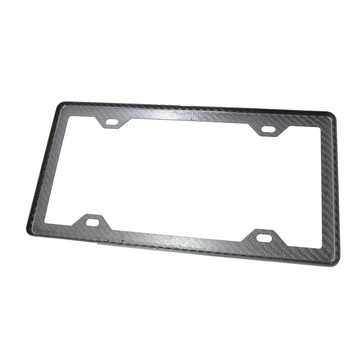 4 Holes American Carbon Fiber  License Plate Holder License Plate Frame US Registration Plate Hold