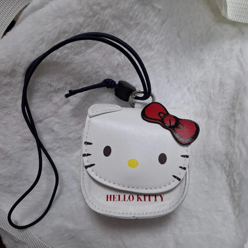 กระเป๋าใส่กุญแจลายเฮลโลคิตตี้น่ารัก กระเป๋าใส่เหรียญ แพ็คเกจป้องกันกุญแจ ใช้ได้ทั้งนอกบ้านและเล่นกีฬา ชุดอุปกรณ์ขนาดเล็ก กระเป๋าถือขนาดมินิ