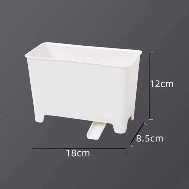 Kitchen Waste Bin with Filter for Food Residue and Soup, Sink-side Recycling Bin