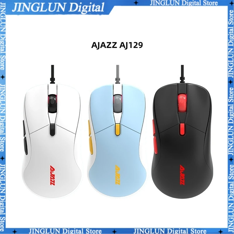 

Мышь Компьютерная Black Knight AJ129 игровая, легкая, проводная