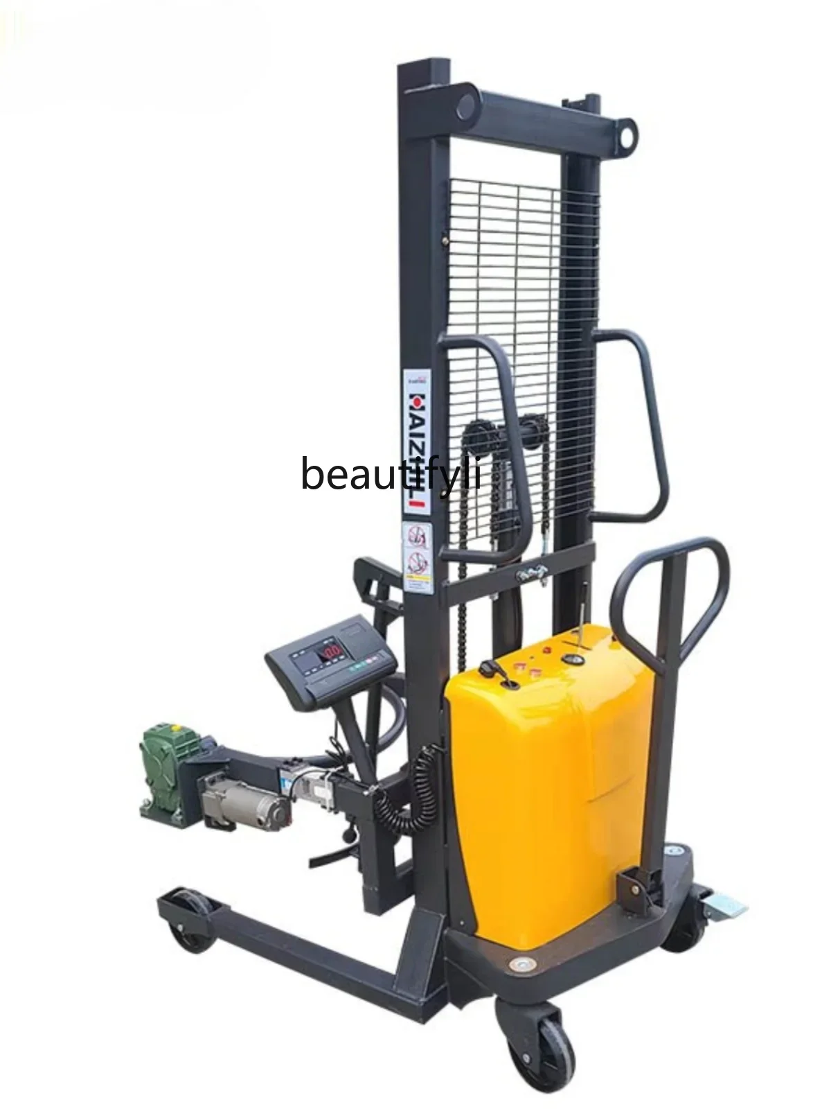 

Manual Hydraulic Oil Drum Truck Electric Olecranon Tilting Stacker Automatic Dump Truck Flip Forklift