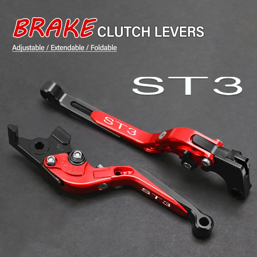 

FOR DUCATI ST3 2003 2004 2005 2006 2007 Motorcycle Hand Brake Clutch Adjustable Levers Handle Folding Extendable Lever grip