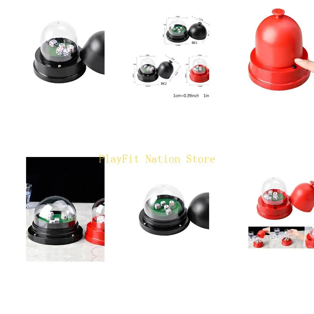 

242F Набор электрических роликов Электрическая чашка для кубиков с пластиковой крышкой для кубиков с 5 роликами для кубиков