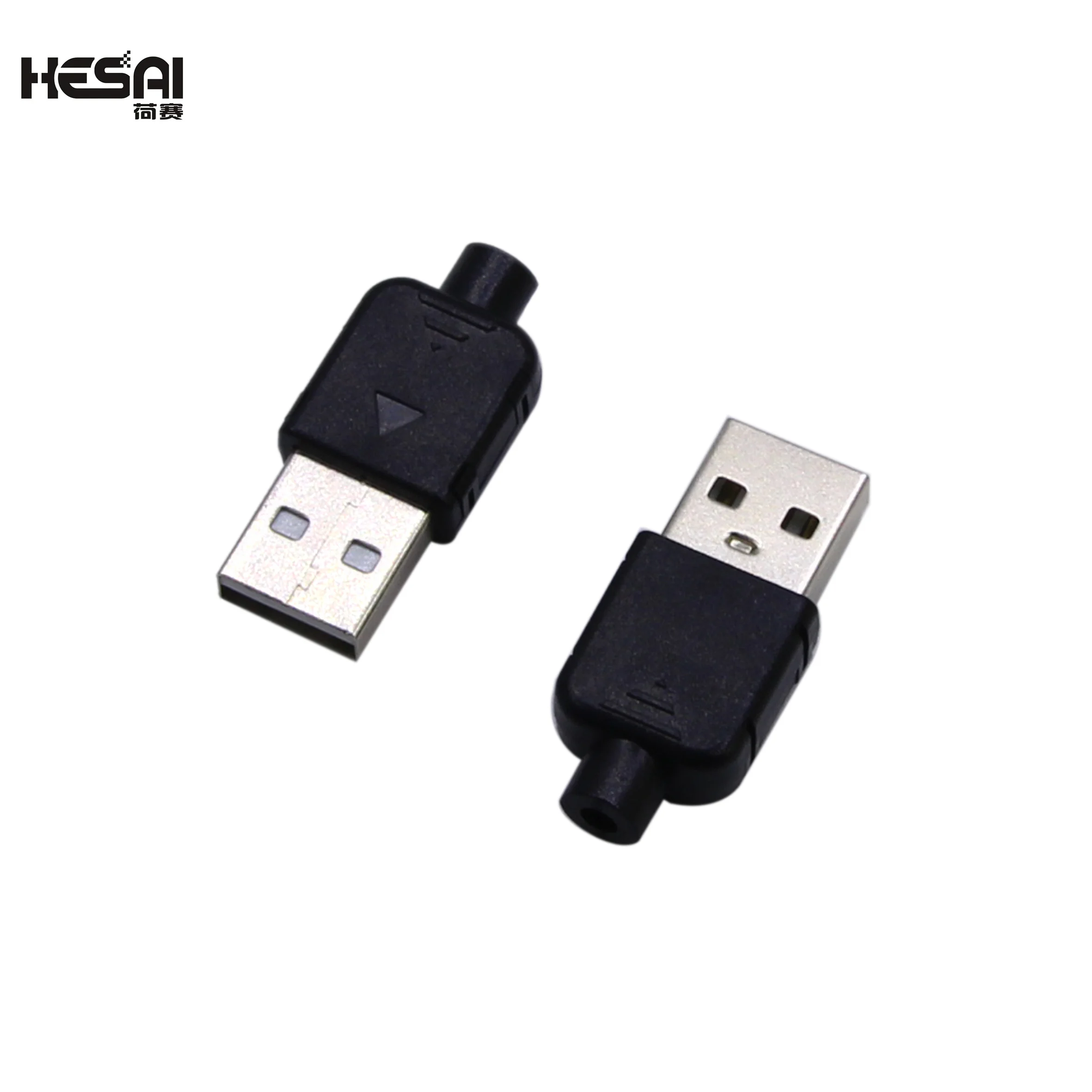 USB plug A male solder wire type A male DIY interface 3/three piece set combination buckle type USB head