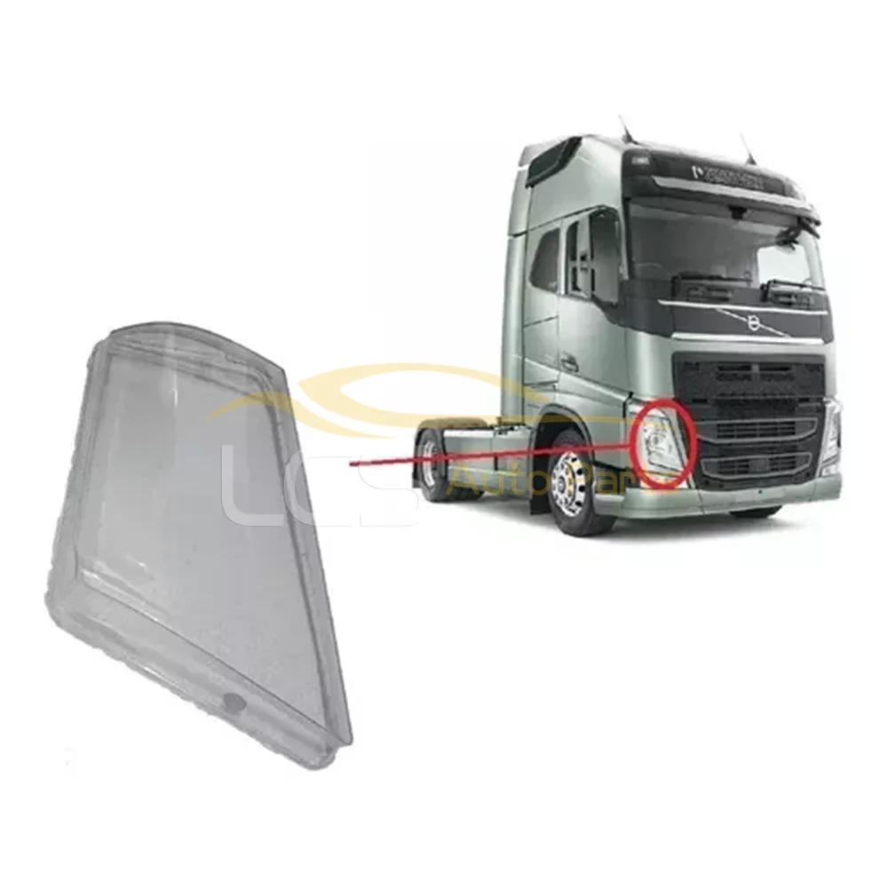 HEAD LAMP GLASS Headlight Lens Cover for Volvo FH FM Truck 22239217 21221129