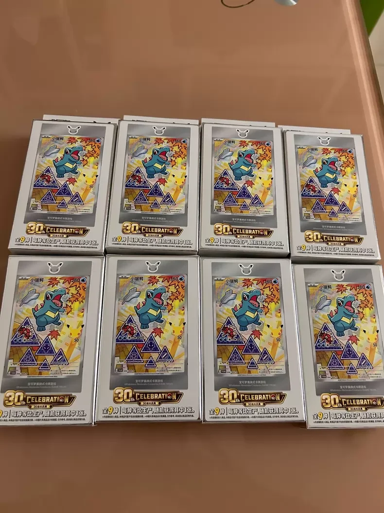 In Stock 100% Original Pokemon 30th Anniversary Cards Vol.2 Vol.1 Special Illustration Flash Simplified Chinese Pokemon Card Toy