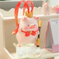 Lulu The Piggy Touch Night Lamp Journey to the West Monkey King Cartoon Toys Ornaments Desktop Decor Dolls Kids Surprise Gifts