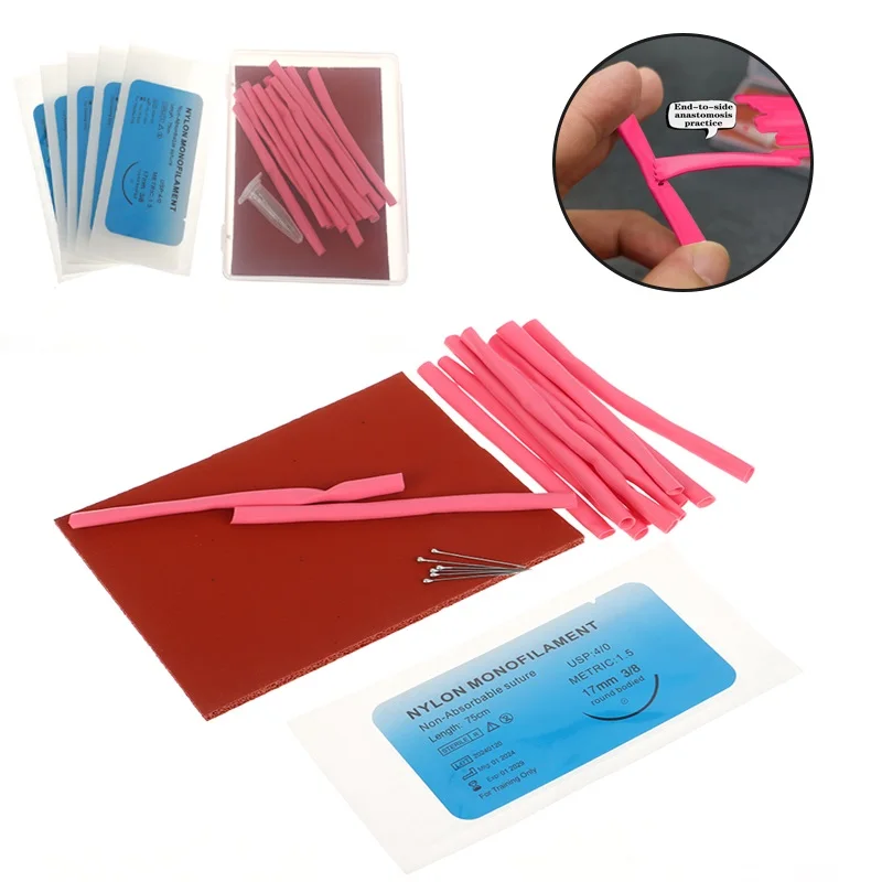 Blood Vessel Suture Practice Kit Microscopy Vascular Anastomosis Suture Practice Model Training Does Not Easily Break