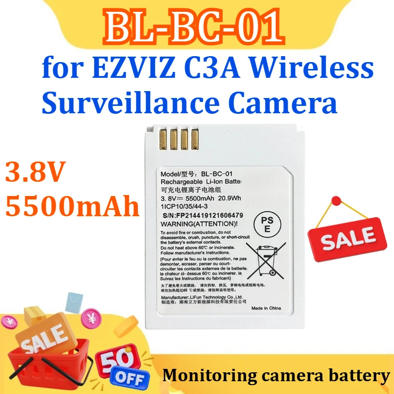New 3.8V 5500Mah BL… - image