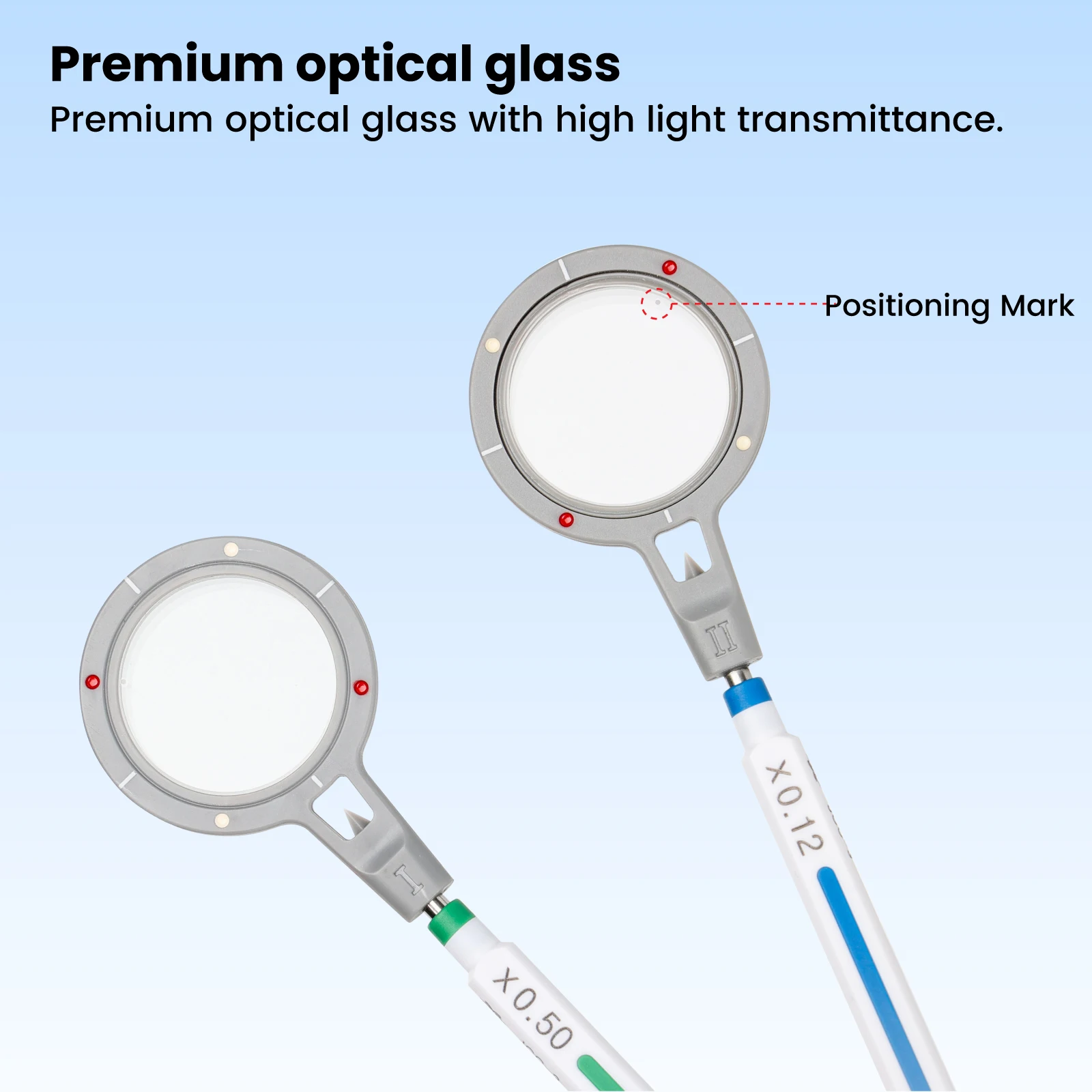 Hochwertige Brillengläser mit kreuzförmig zylindrischem Spiegel und hochauflösender Beschichtung ±0,12 ±0,25 ±0,5 – Detail 2
