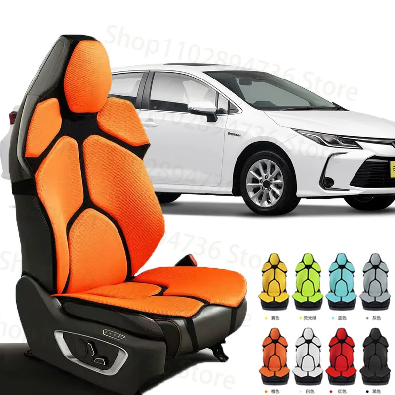 FOR TOYOTA Corolla Cushion Car Seat Chair Back Mesh Lumbar Back Brace  Massage Back Pad Support Home Office