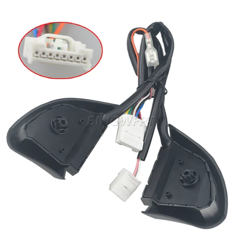 Imagen 2 del producto Interruptores de coche para Subaru Forester 2011 2012 Impreza 2007-2011, botón de volante, interruptor de crucero, accesorios de retroiluminación roja