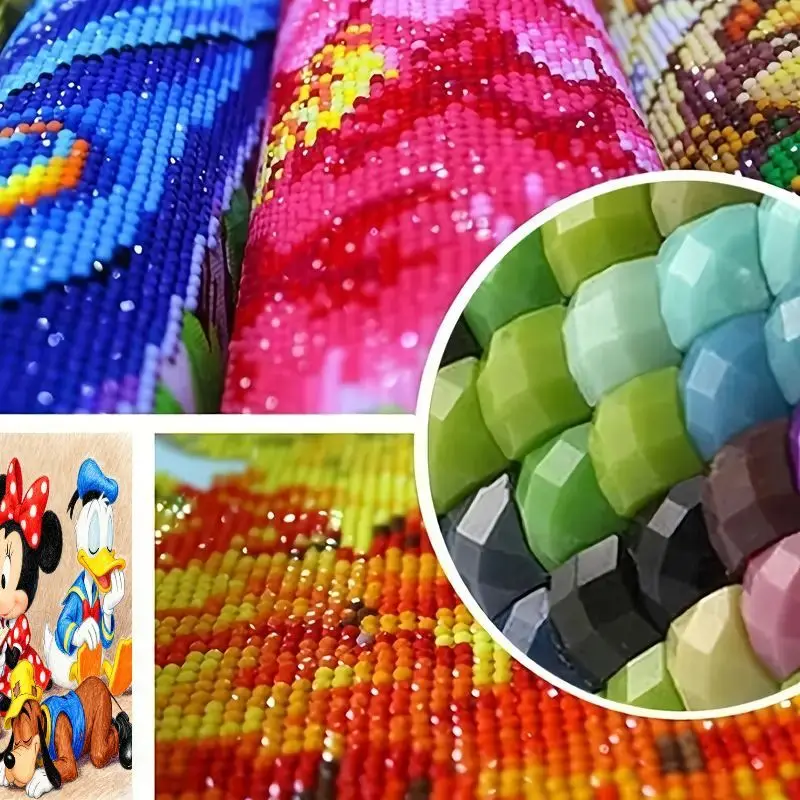 1 шт., комплект алмазной живописи Disney Friends 5D Full Drill, Микки Маус, Минни Дональд Дак Плутон, мультфильм, сделай сам, драгоценный камень, искусство для детей и взрослых