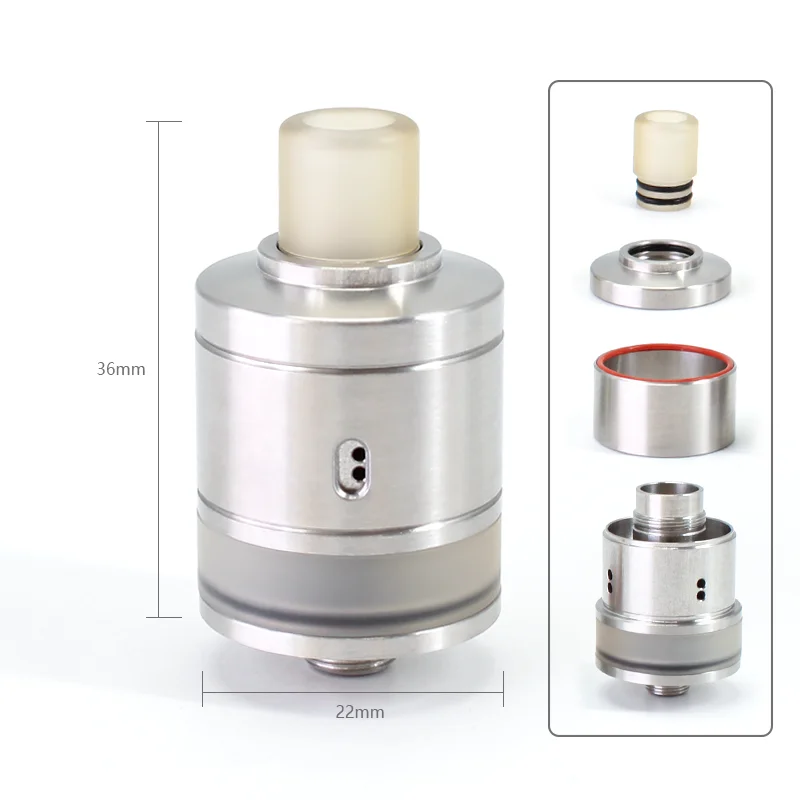 SXK Nextiny Style RDA Vape Ware Mods SS316 22 PSU 510 atomizer tank for coils & atomizers - gallery image 2