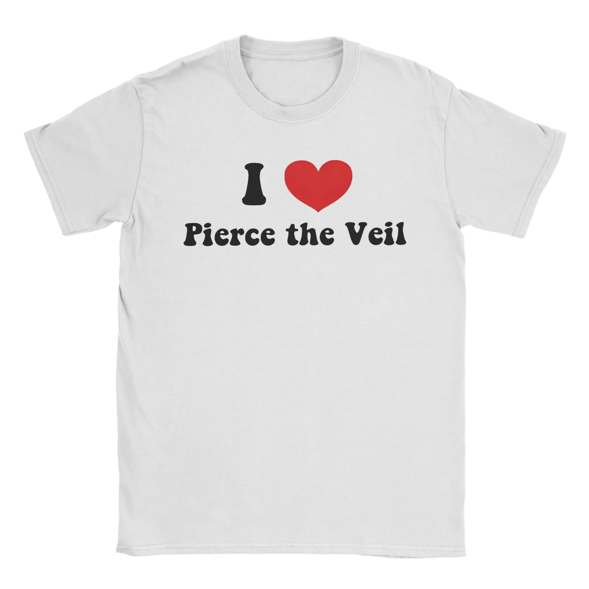 

Футболки Pierce The Veil 2025 Tour для мужчин, повседневные футболки из 100% хлопка, футболки с круглым воротником и короткими рукавами, одежда для взрослых