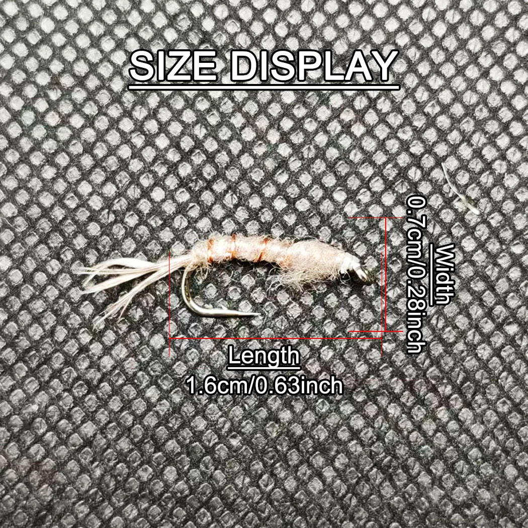 Mosca seca y ninfa para trucha o carpa – cebo artificial - imagen 4