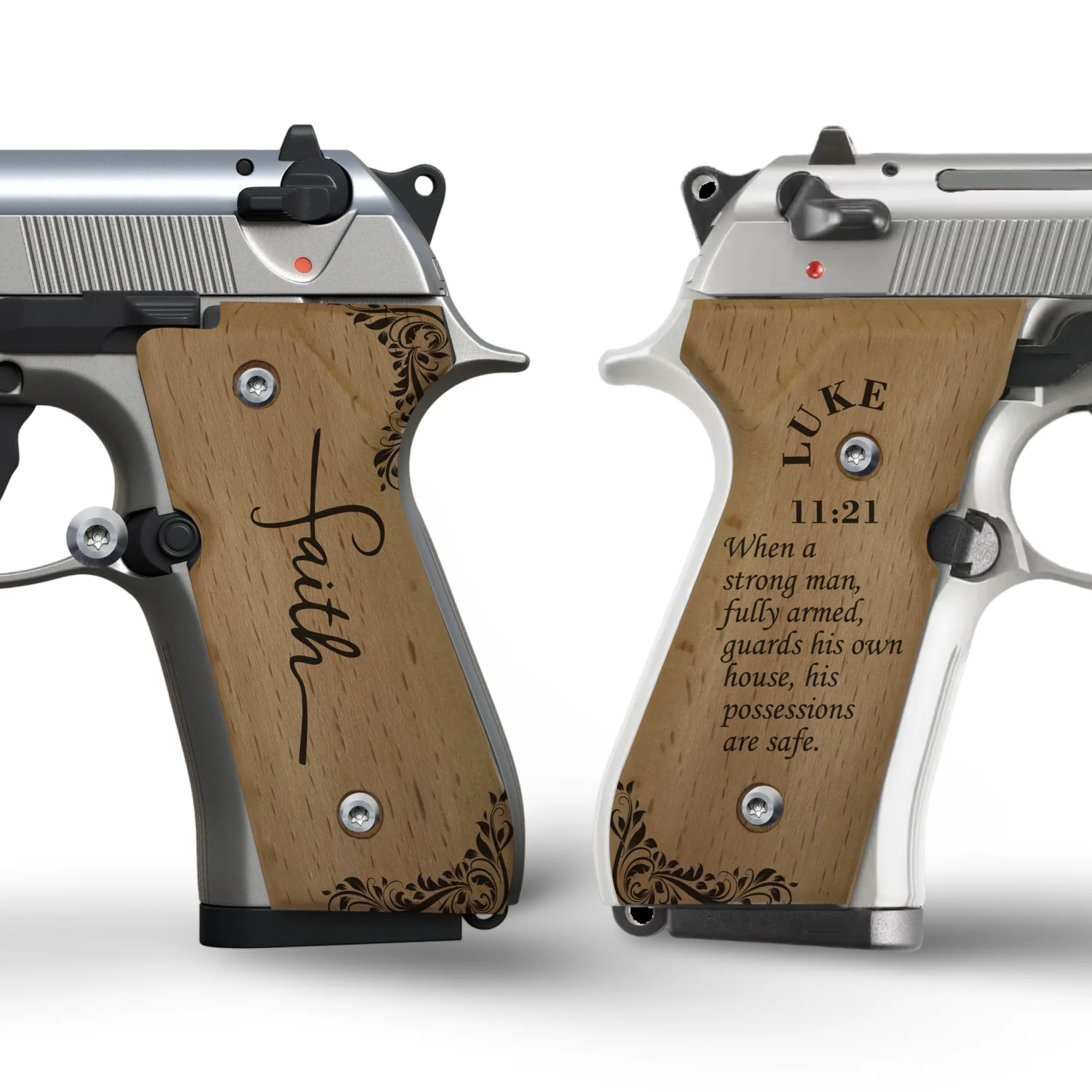 Zib Grips Premium Wooden Series Pistol Grips for Beretta F92