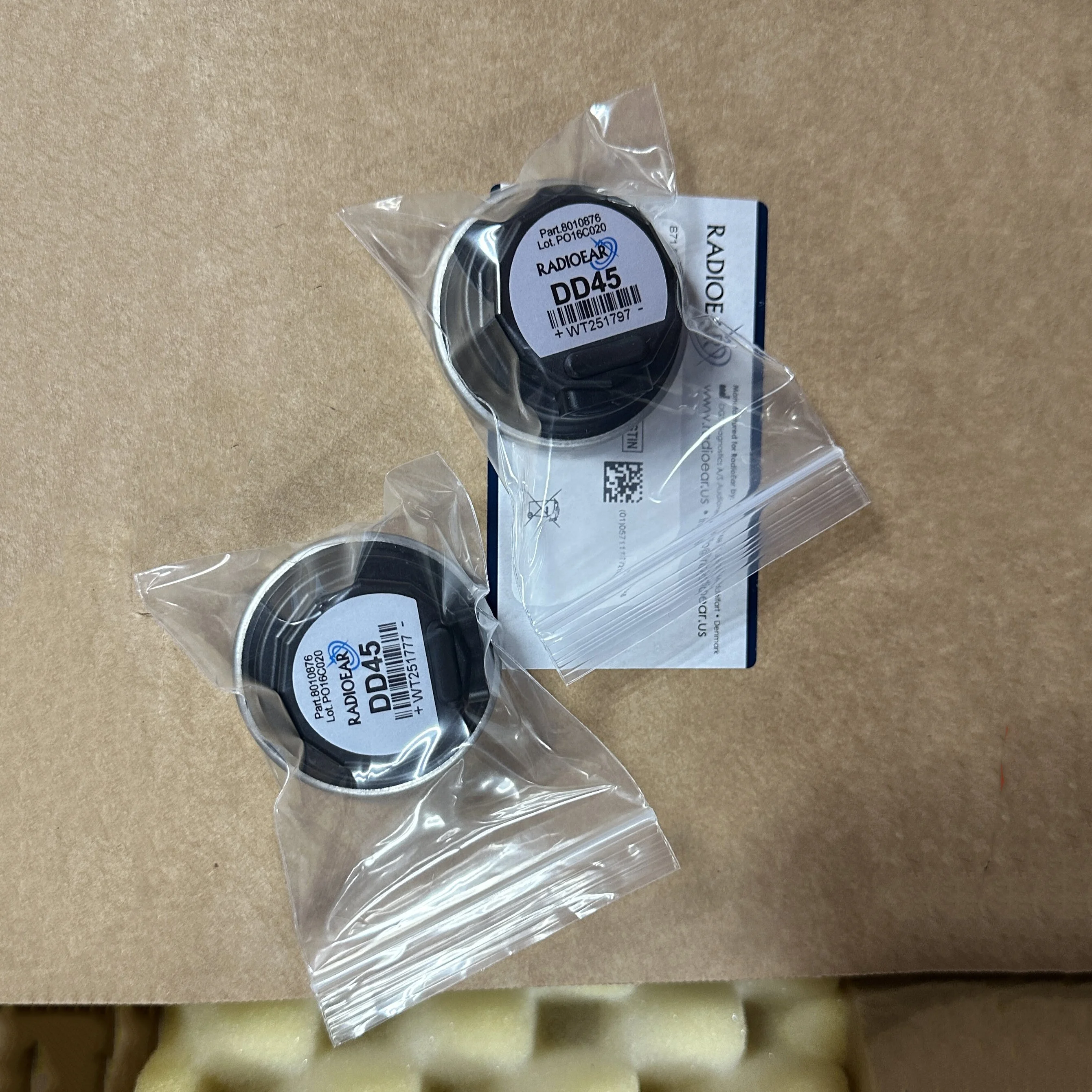 Imagem -02 - Speaker para Audiômetro Headphone Speaker Radioear-dd45