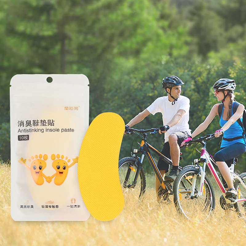 [MP] 10 قطعة مزيل العرق الأحذية ملصق مزيل العرق رائحة القدم مزيلات العرق حذاء رياضة رائحة الطازجة فاكهي رائحة نعل ملصقات التعقيم