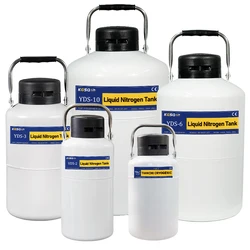 YDS-3 Cryogenic Portable Semen Container 2 Liter Liquid Nitrogen Tank 10L Dewar Vessel