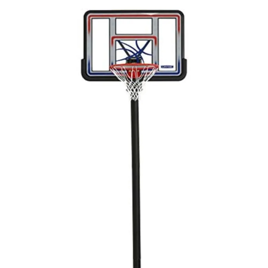 1008 verstelbare inbouw basketbalring met 44 inch bord voor gebruik op de binnenkant Rood Wit Blauw Kleur In hoogte verstelbaar Desi