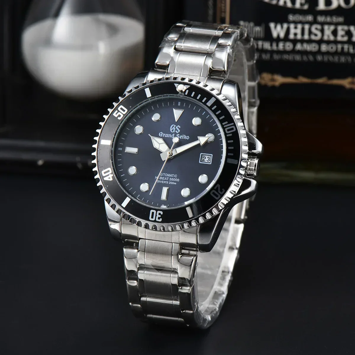 Grand Seiko SLGC001G Tentagraph Evolution 9, роскошные брендовые кварцевые часы с ремешком из нержавеющей стали