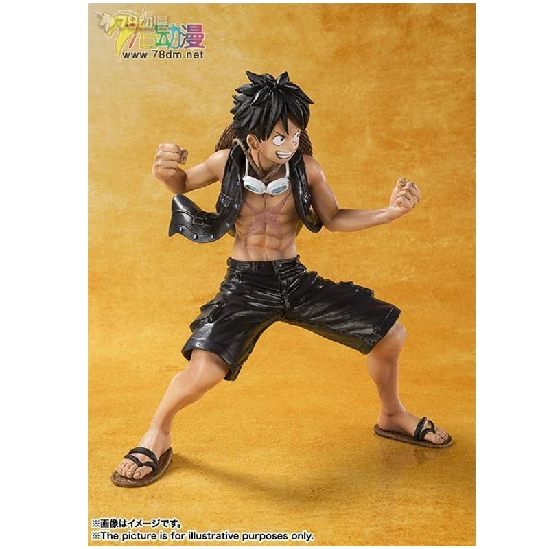 Bandai ของแท้ FIGUARTS ZERO ONE PIECE LUFFY ONE PIECE FILM GOLD VER. Action Figure ของเล่นสําหรับชายหญิงเด็ก Chris