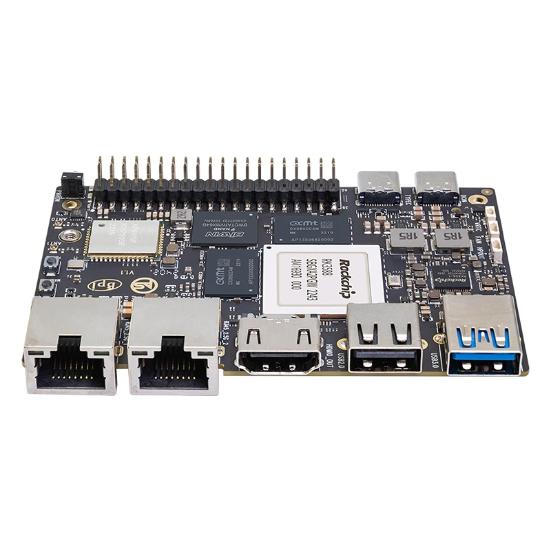 Imagem -03 - Banana Pi-m7 Rockchip Rk3588 Mali G610mc4 Gpu gb 16 gb 32gb Ram Lpddr4x 64 gb 128 gb Suporte Emmc Wifi6 Bt5.2 Dual 2.5g Sbc