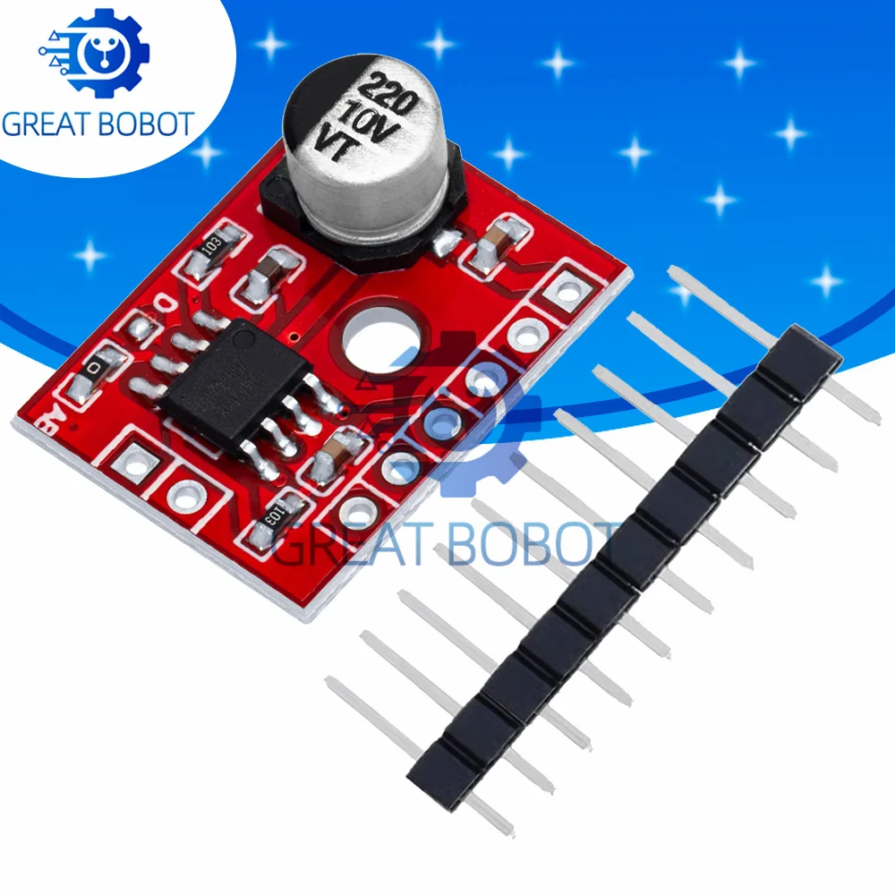 Maker-Friendly BS XS9871 Amp Module - 1×5W High-Efficiency Class AB/D Switchable (2.5V-5.5V)