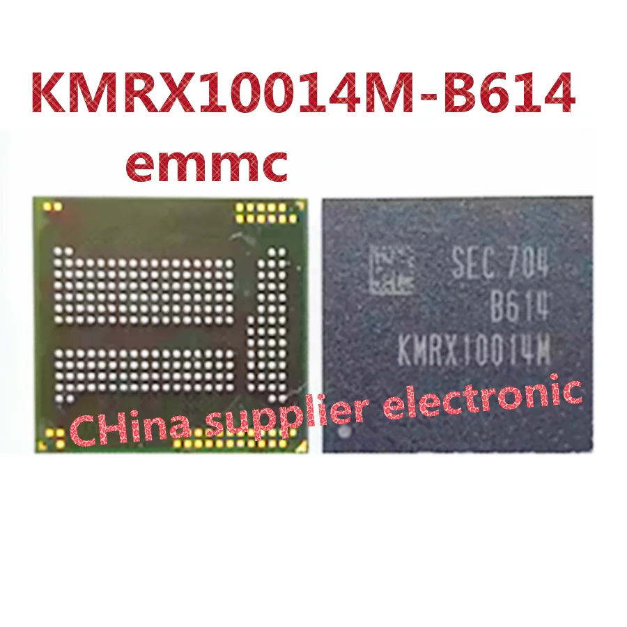 

1pcs KMRX10014M-B614 is suitable for Samsung 221 ball emcp 32+4 32G mobile phone chip IC font used to plant good balls