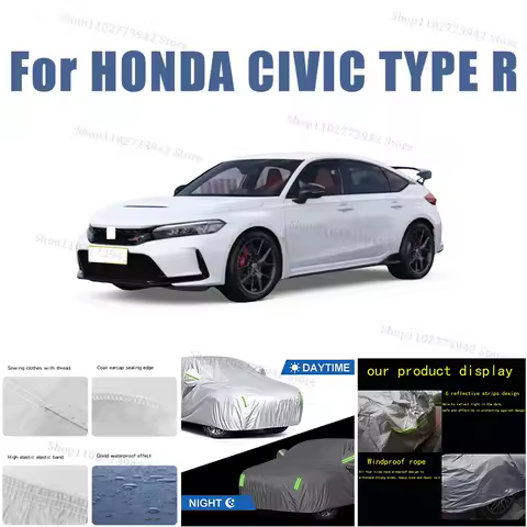 Car Cover Protection Sunscreen Heat Insulation Dust Resistant Scratch For HONDA CIVIC TYPE R Car Exterior Accessories